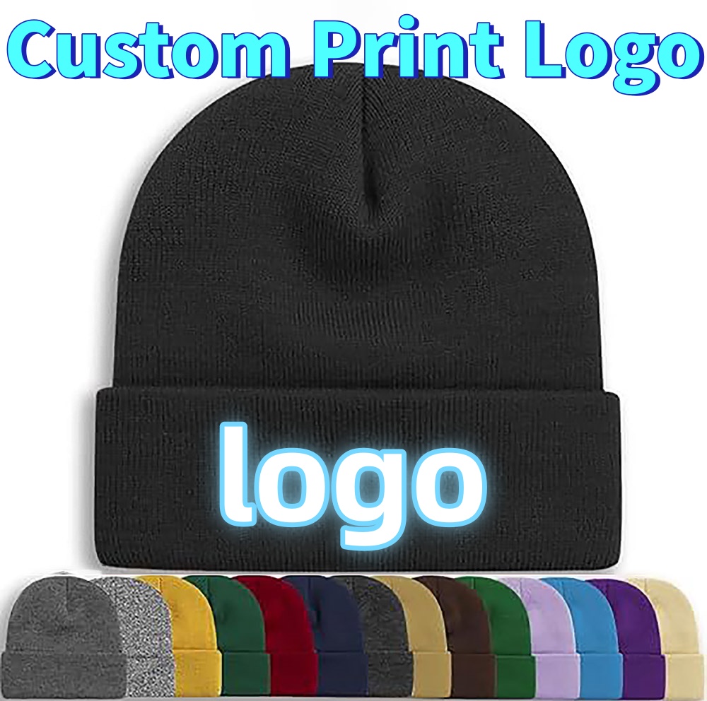 Company Profile Printing - Gorro de punto clásico de Color