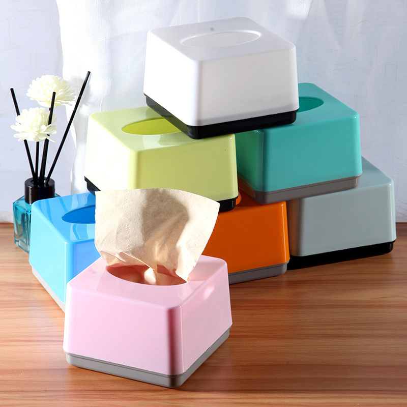 Commercial Printing & Packaging Pvt Ltd Photos - Caja de pañuelos cuadrada de plástico