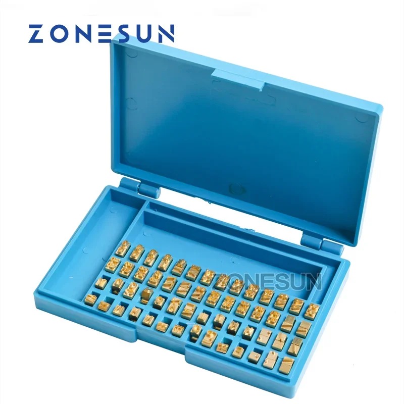 Commercial Ribbon Printing Machine - ZONESUN MY380 letras del alfabeto fuentes