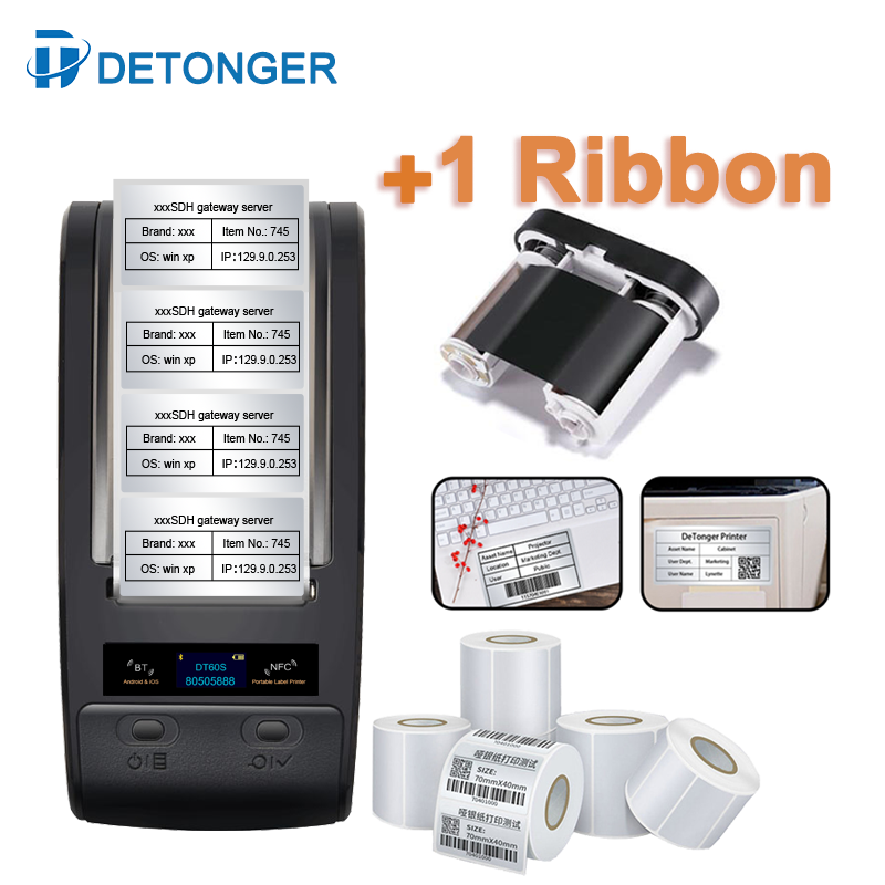 Commercial Ribbon Printing Machine - Máquina de impresión de transferencia térmica