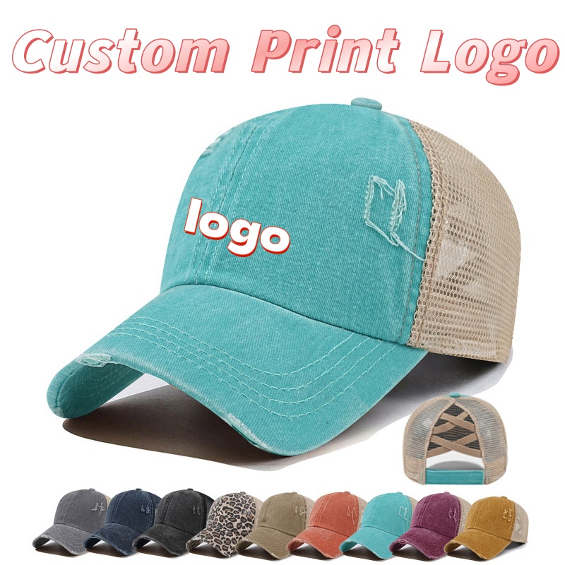 Company Profile Printing - Gorras de Béisbol de Malla Transpirable