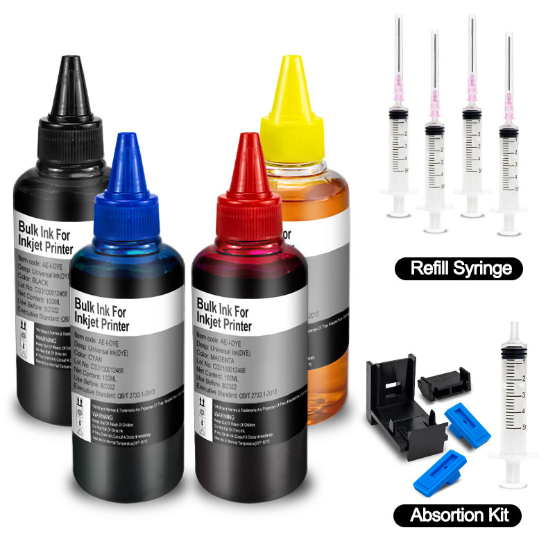 Sublimation Ink 100Ml - Kit de recarga de tinta Universal