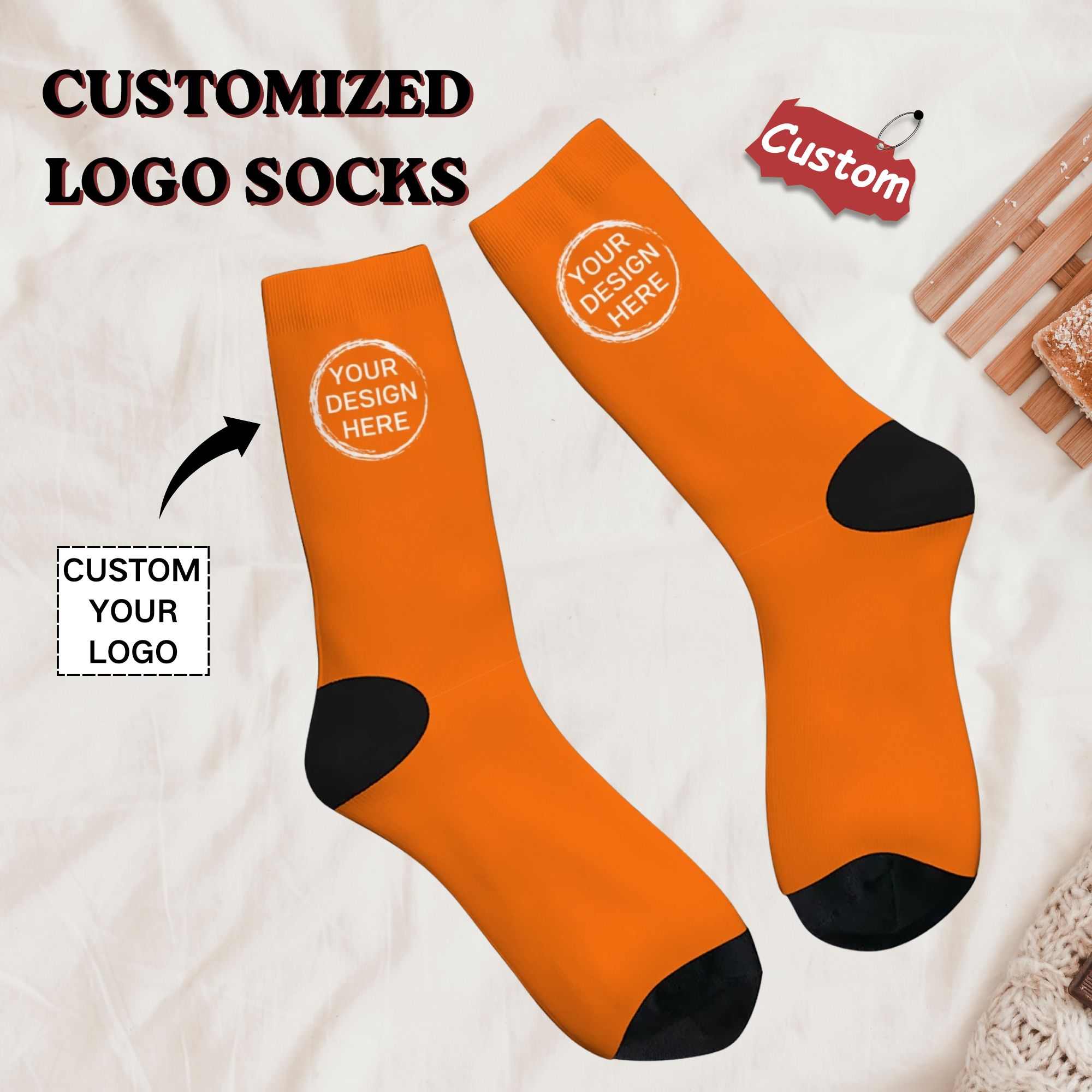 Company Profile Printing - Calcetines Personalizados con Logotipo y Foto