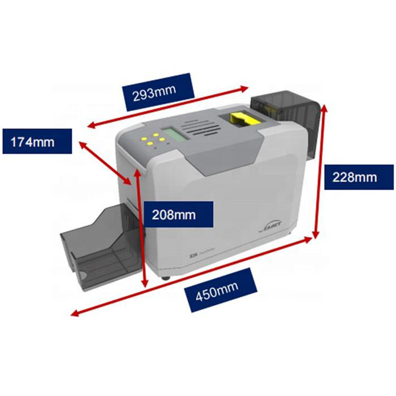 Commercial Ribbon Printing Machine - Máquina impresora de tarjetas de identificación