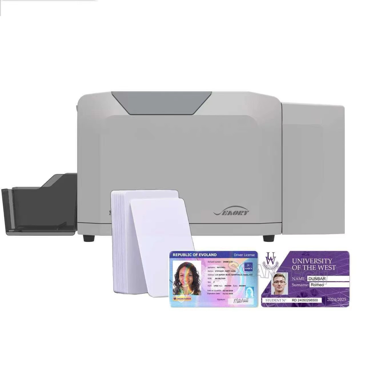 Impresora de Tarjetas de Ident - Commercial Ribbon Printing Machine reseña y precio